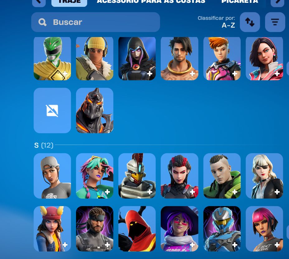 CONTA FORTNITE ARMÁRIO +100 SKINS