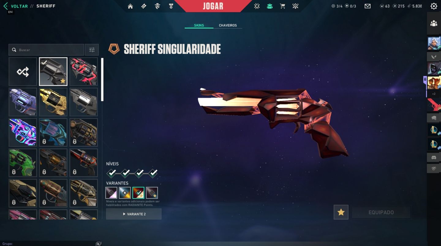 CONTA VALORANT KURONAMI+ PHANTOM RECONHECIMENTO +VANDAL GAIA+OPERATOR SAQUEADOR"