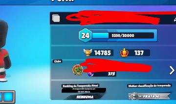 CONTA STUMBLE GUYS RARA COM INVISIBILIDADE E ABRAÇO MÁXIMOS 137 COROAS!