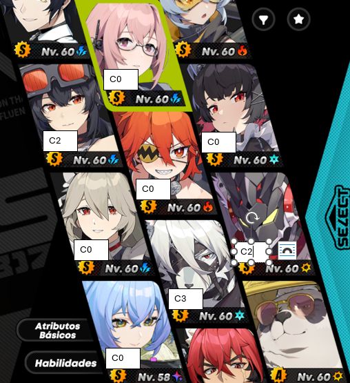 Conta Genshin feita no dia 1