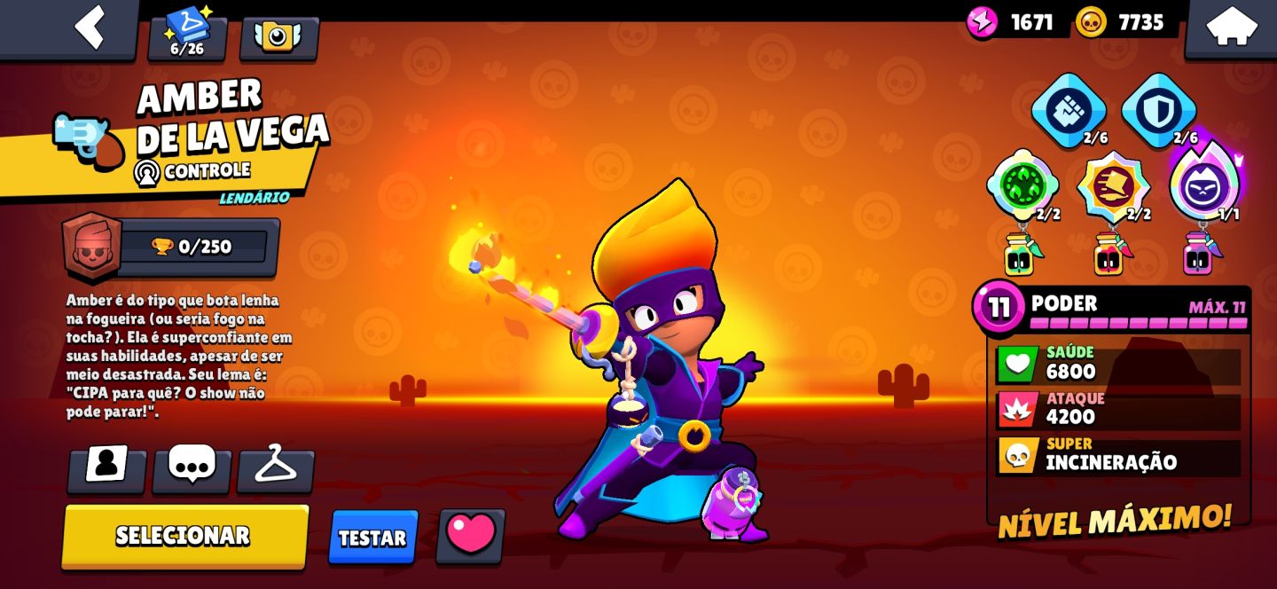 CONTA BRAWL STARS TOP