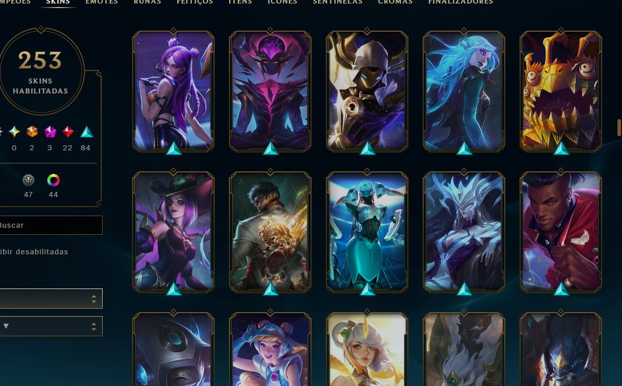 CONTA LOL | 253 SKINS | FULL ACESSO | ÚNICO DONO