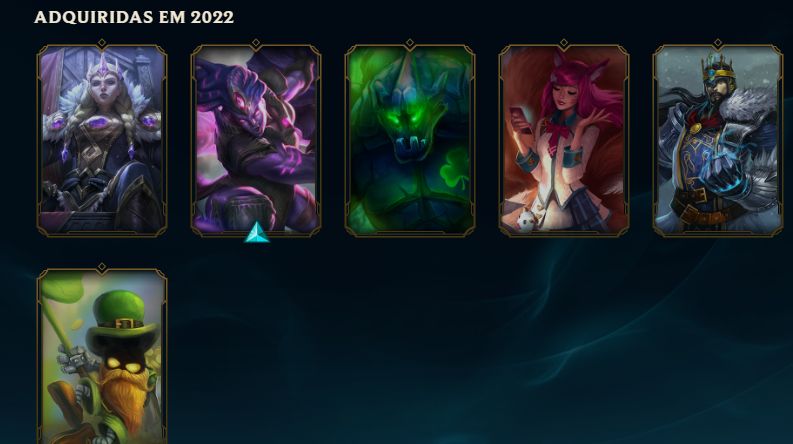 CONTA LoL | 129 SKINS | RIVEN CAMPEONATO 2012 | 22 LEGADAS
