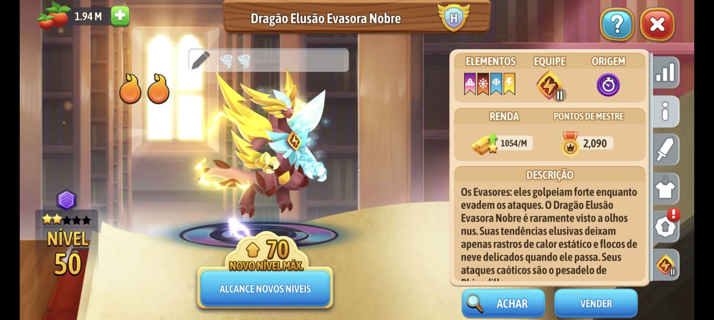 Conta dragon city lvl 58 + heroicos