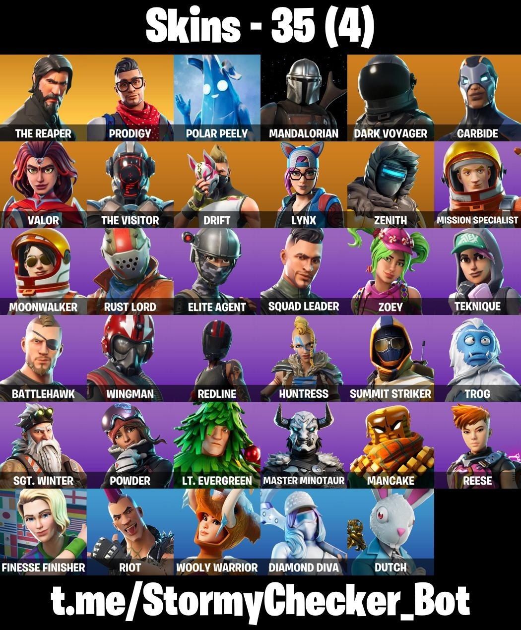 CONTA FORTNITE COM SEASON 3 FULL, ATEMPORAL E 35 SKINS - ENTREGA AUTOMÁTICA
