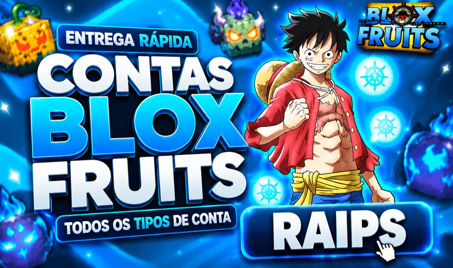 [MELHOR PREÇO! ] CONTAS BLOX FRUITS, ROBLOX / TODOS OS TIPOS DE CONTA