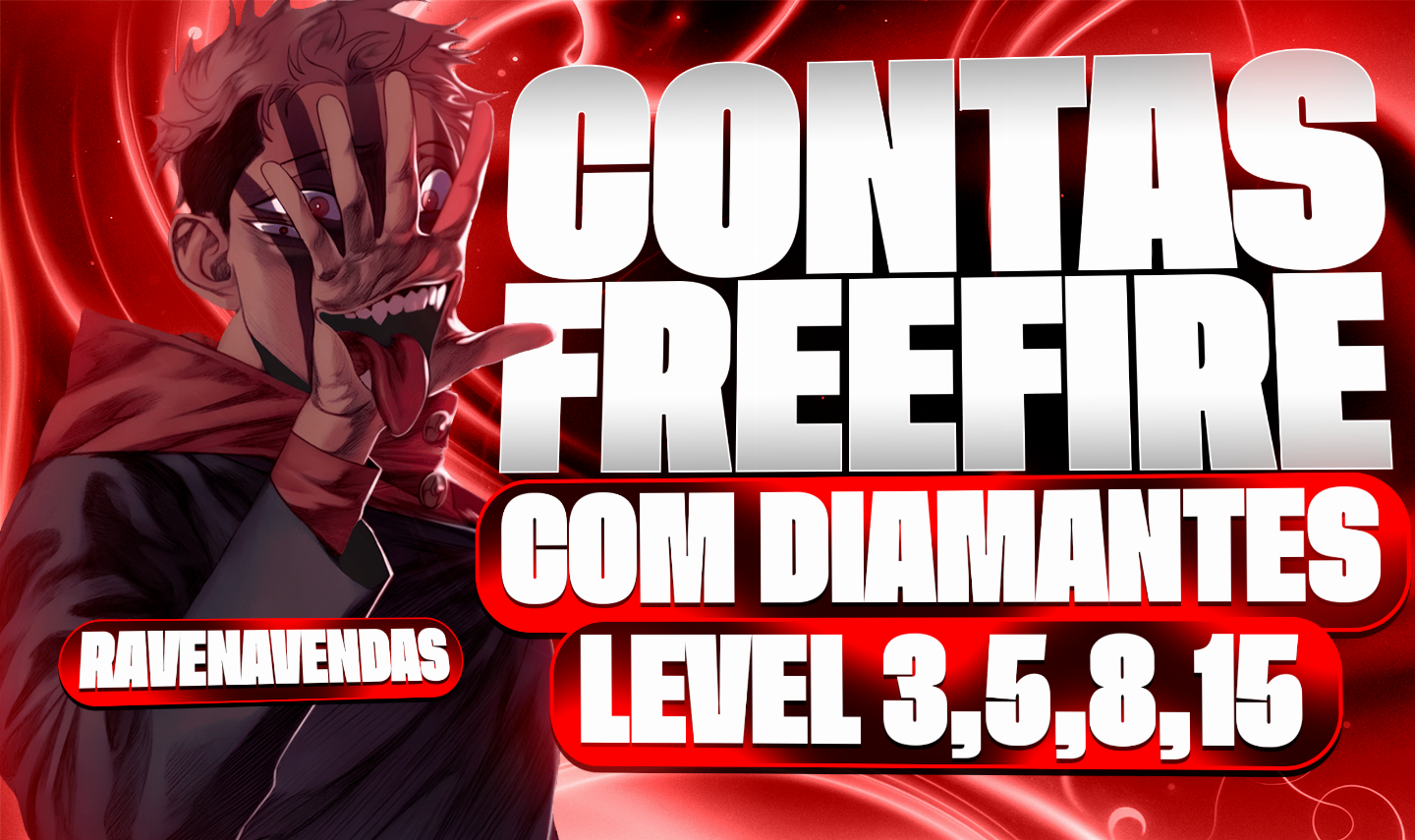 [PROMOÇAO]CONTA FREE FIRE LVL15 + 300 DIAMANTES+ TROCA NICK + REI CAVEIRA