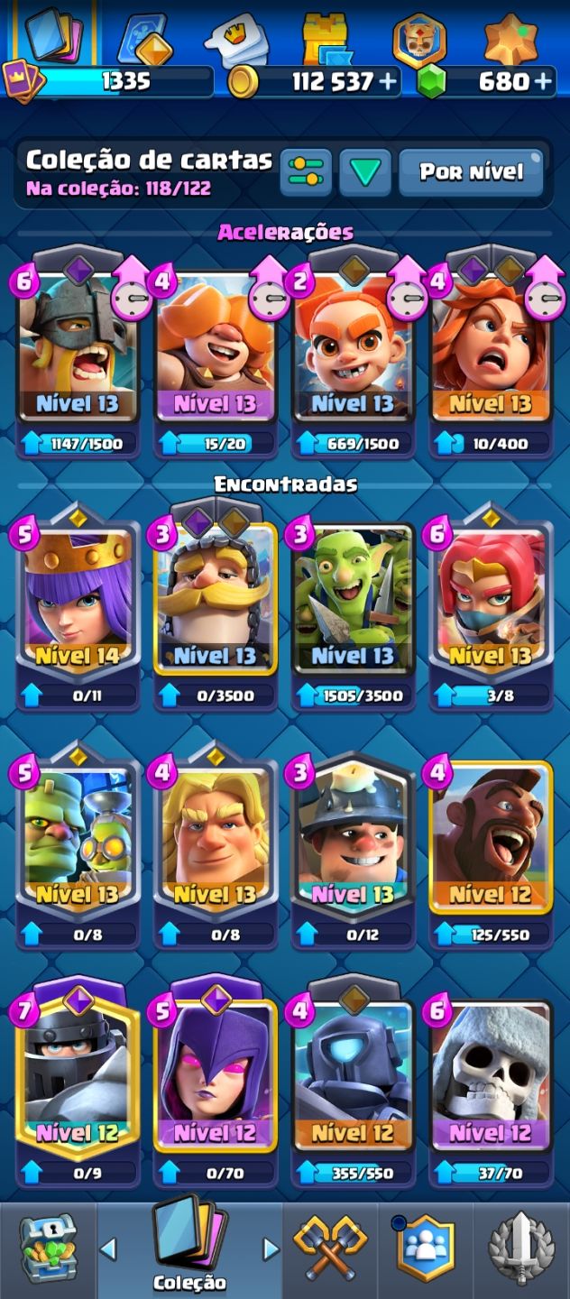 CONTA CLASH ROYALE À VENDA! ALTO NÍVEL, CARTAS EVOLUÍDAS E ELENCO TOP!