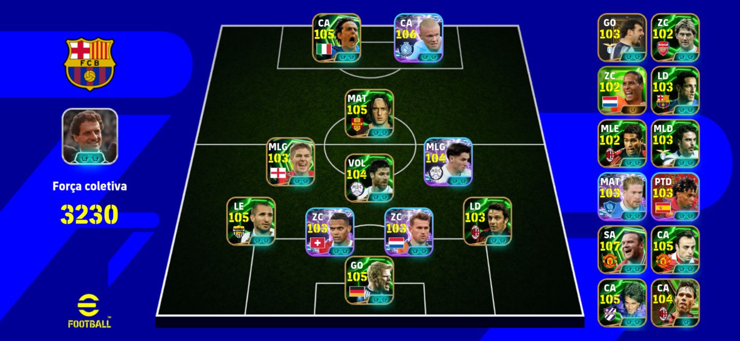 Conta Efootball boa pra jogar com varios jogadores +3200