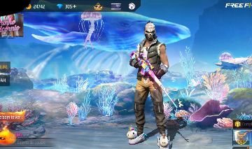 CONTA FF NÍVEL 20 COM 1 SKIN + 305 DIMAS + PARAQUEDAS GINTAMA + GELO SHIBA