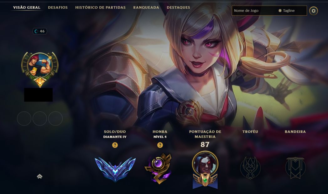 CONTA DIAMANTE 4 - xayah e akali skins