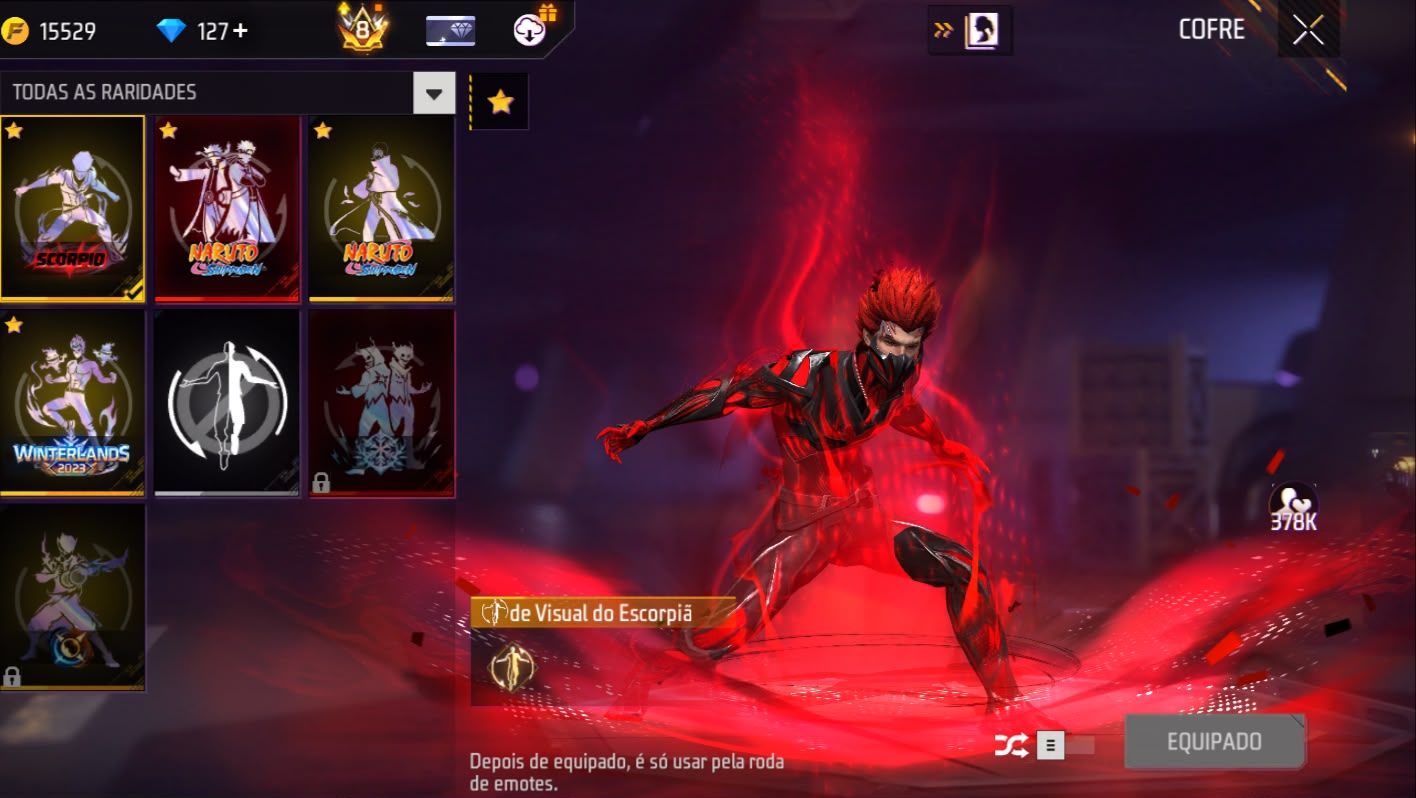 Conta free fire gemada com primeiro terceiro setimo passe 970 peitorais prime 8