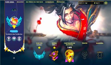 SKIN NOVA DO YASUO LANÇAMENTO + [ PLATINA 1 QUASE ESMERALDA ] + [ TROCA NICK ]