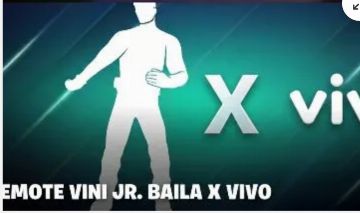EMOTE BAILA VINI JR vivo x fortnite