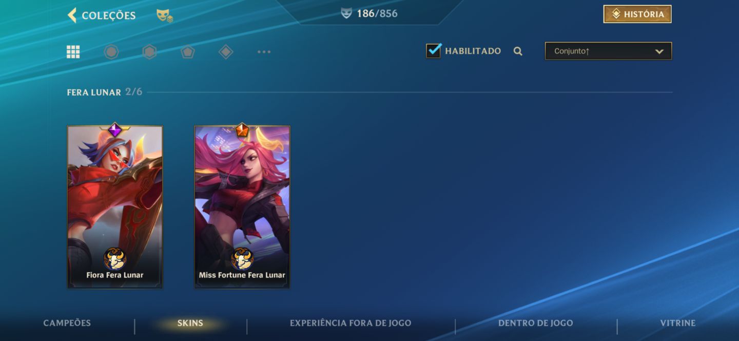 LOL WILD RIFT COM 186 SKINS CRIADA EM 2021 COM FOCO EM ADC E SUP
