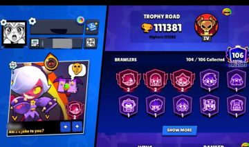 CONTA BRAWL STARS (111K+ TROFÉUS | CRIADA EM 2019)