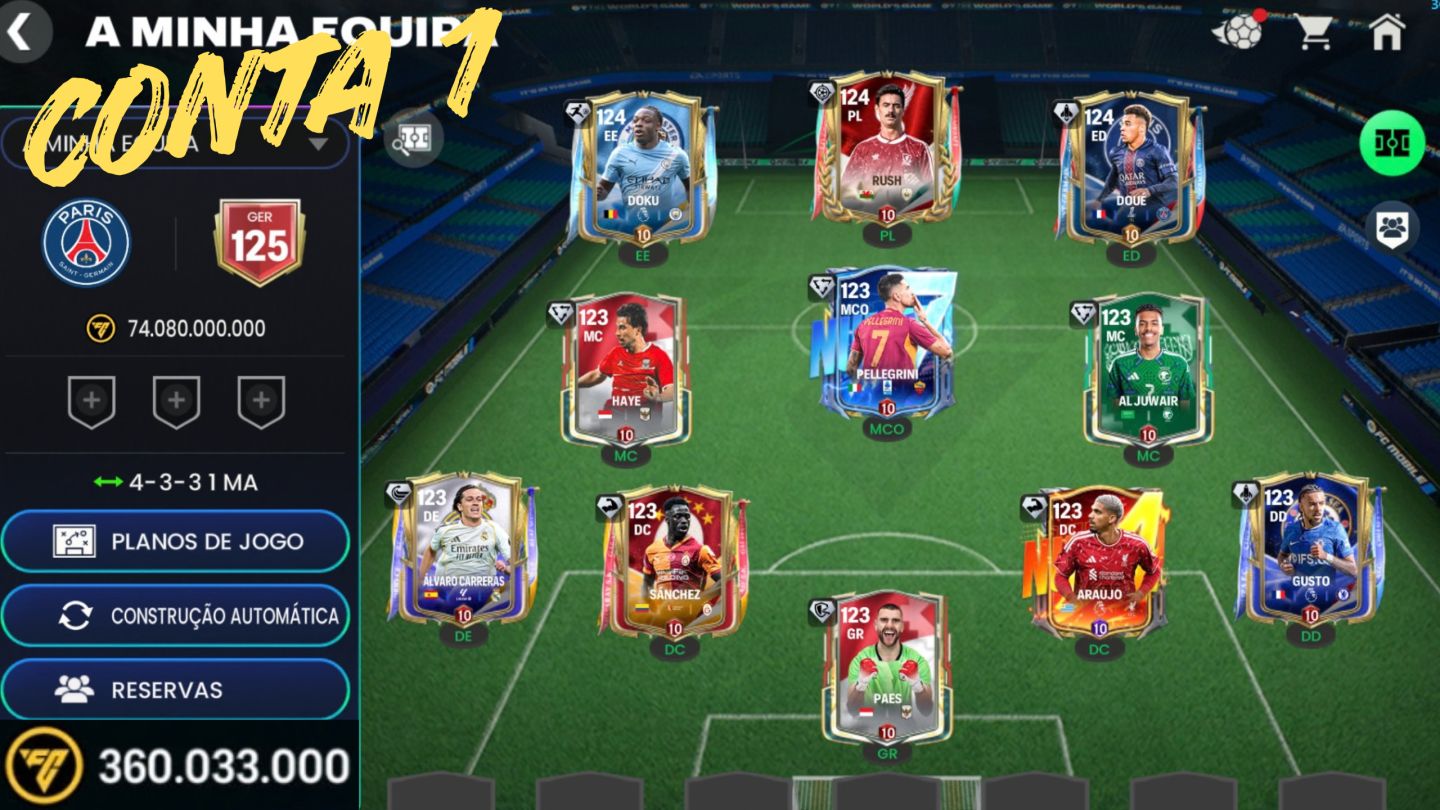 FC MOBILE CONTAS TOPZERA DO MELHOR FUTEBOL FIFA MOBILE ENTREGA AUTOMATICA