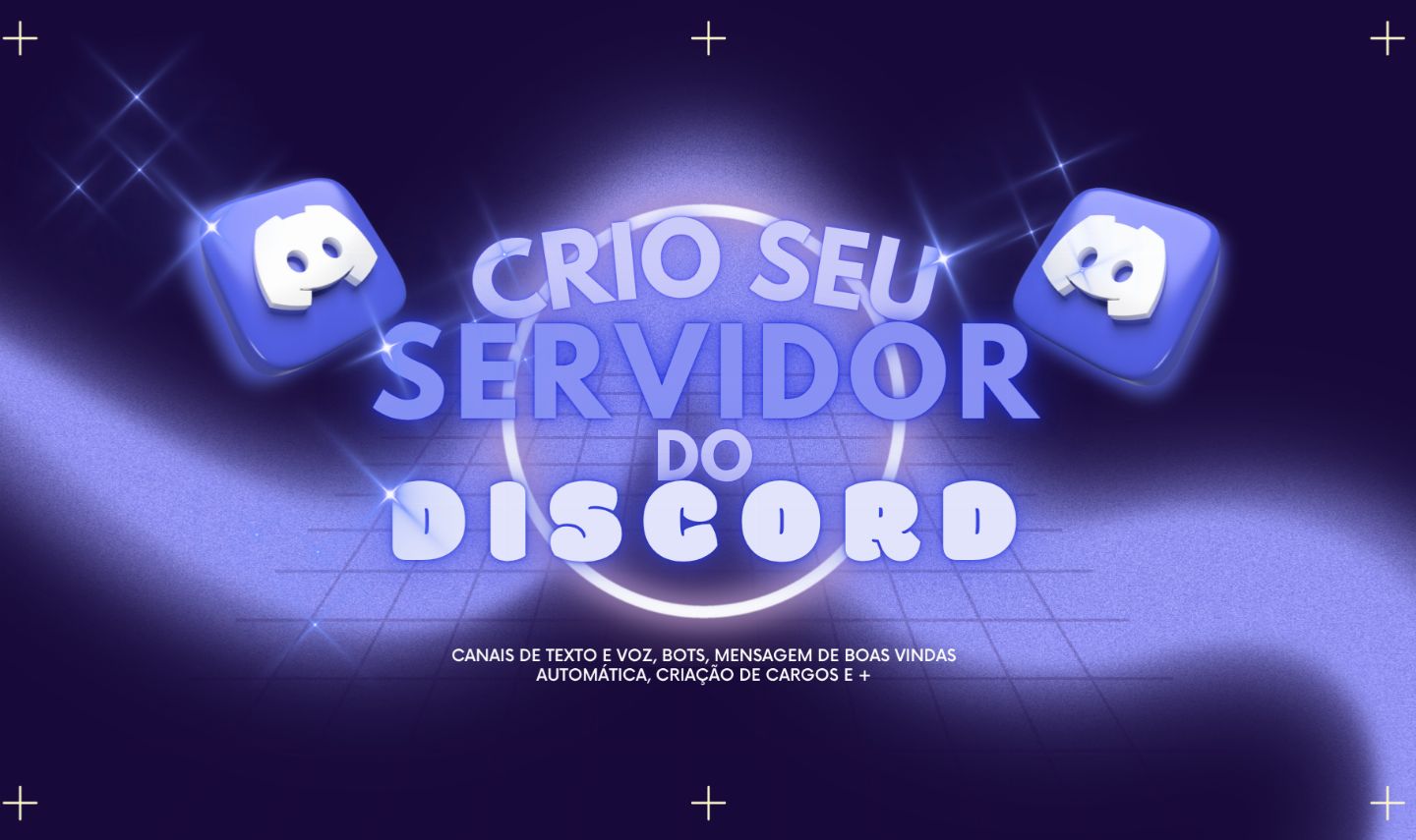 CRIO SEU SERVIDOR DO DISCORD [EM ATÉ 24 HORAS]