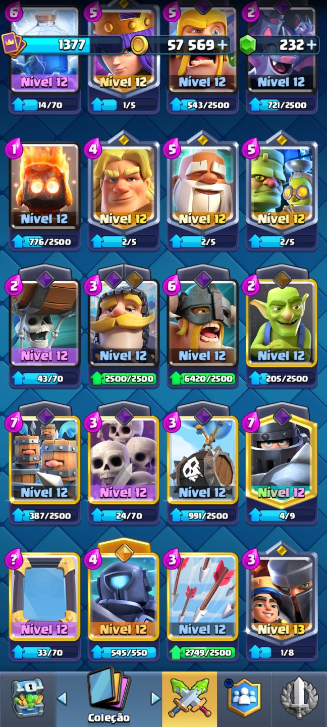 CLASH ROYALE HIGH 11.600+ TROFÉUS | MAGO E ESQUELETO G. NÍVEL 16 | CAMPEÕES TOP