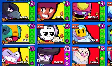 Conta Brawl STARS com 53 BRAWLERS 37 K de BLing 224 gemas e 30 K de moeda