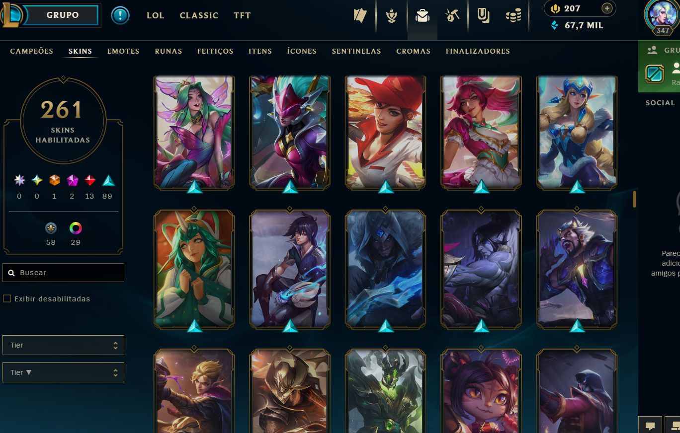 [ENTREGA AUTOMÁTICA] CONTA LOL LEVEL 347 UNRANKED (PRONTA RANKED) - FULL ACESSO!