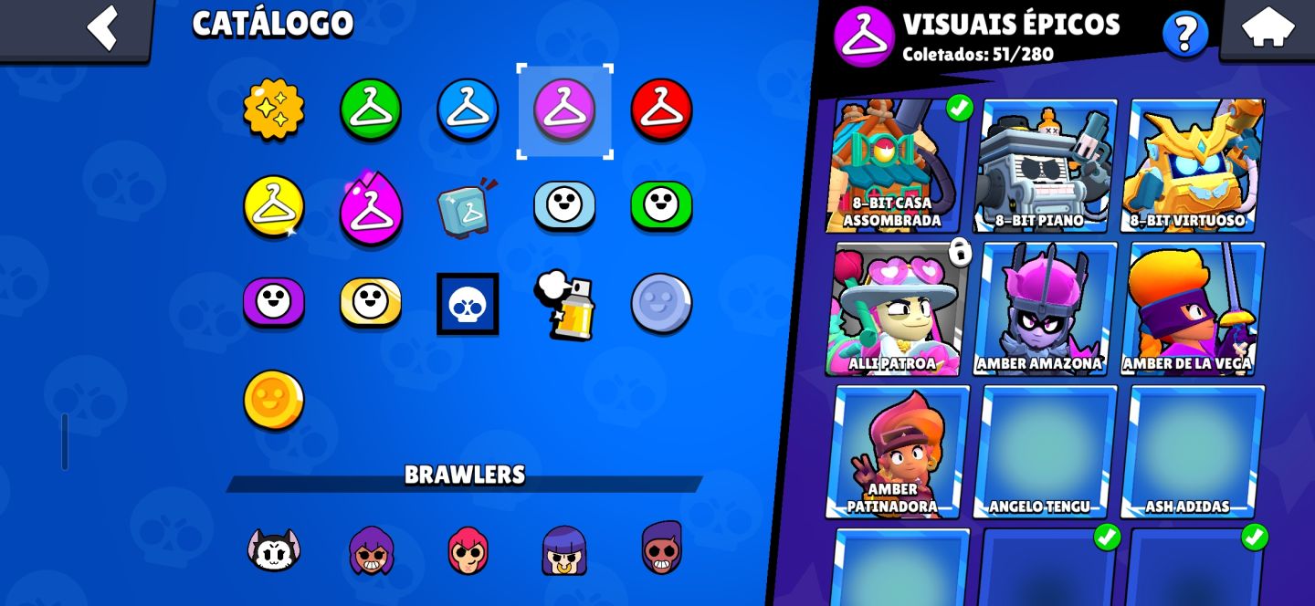RARÍSSIMA CONTA OG BRAWL STARS DESDE 2019! 30K TROFÉUS, 89/107 BRAWLERS