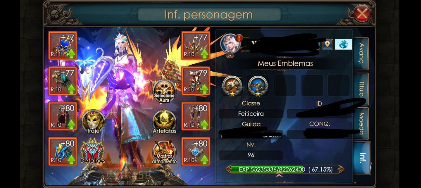 CONTA LEGACY OF DISCORD: Furious wings UPADA VIP8 E VIP7
