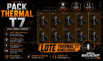 ARENA BREAKOUT PC | THERMAL T7 | ESTOQUE FULL | ATENDIMENTO RAPIDO