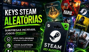 STEAM KEYS ALEATORIAS - ENTREGA - RÁPIDA SUPER JOGOS