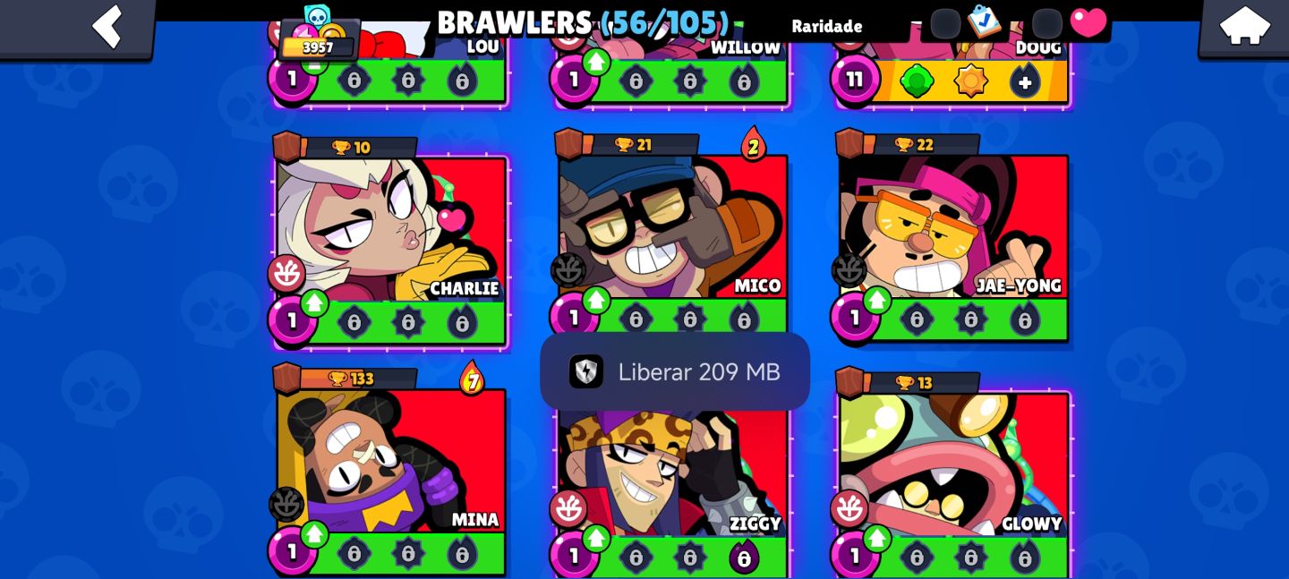 Conta Brawl Stars| Super barato|com ótimos personagens e muito recursos.