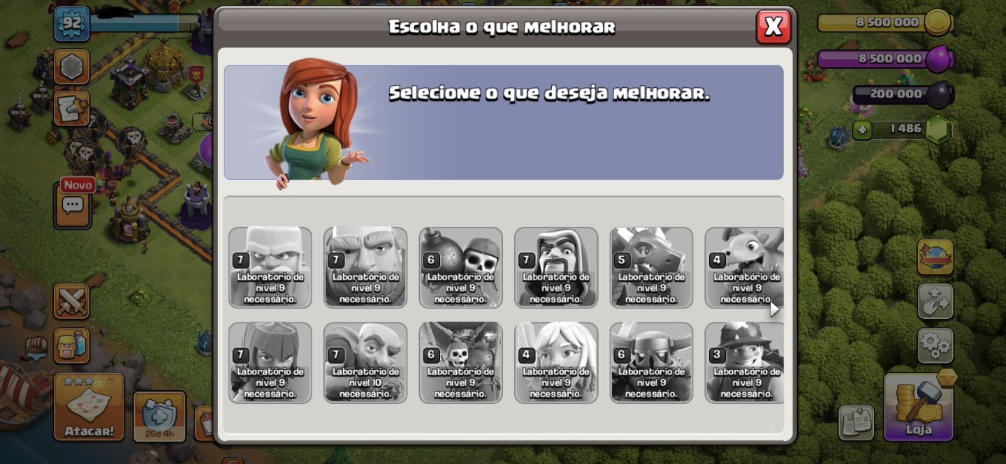 Cv 10 full com 5 construtores e 1500 gemas