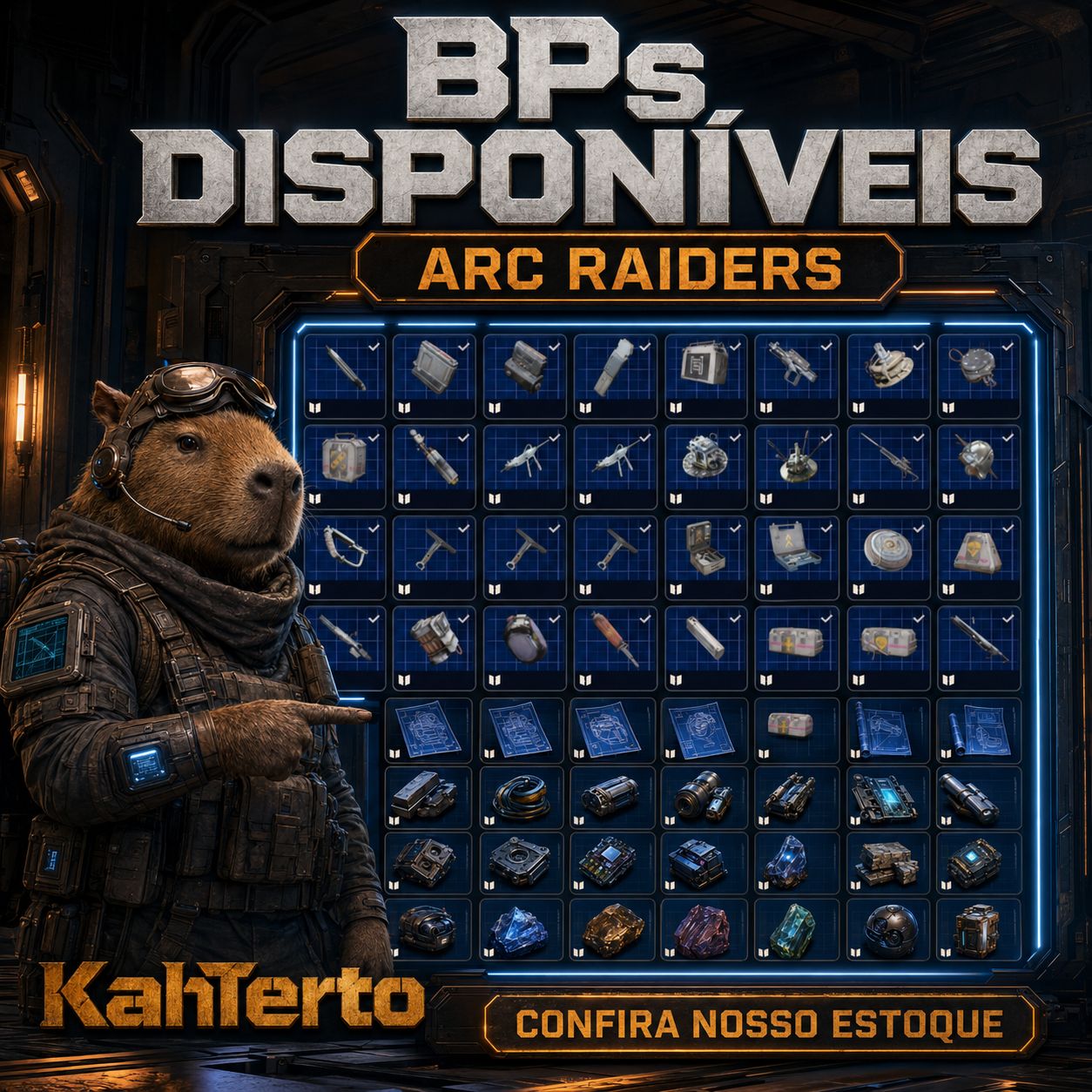 Arc raiders - esquemas /blueprints