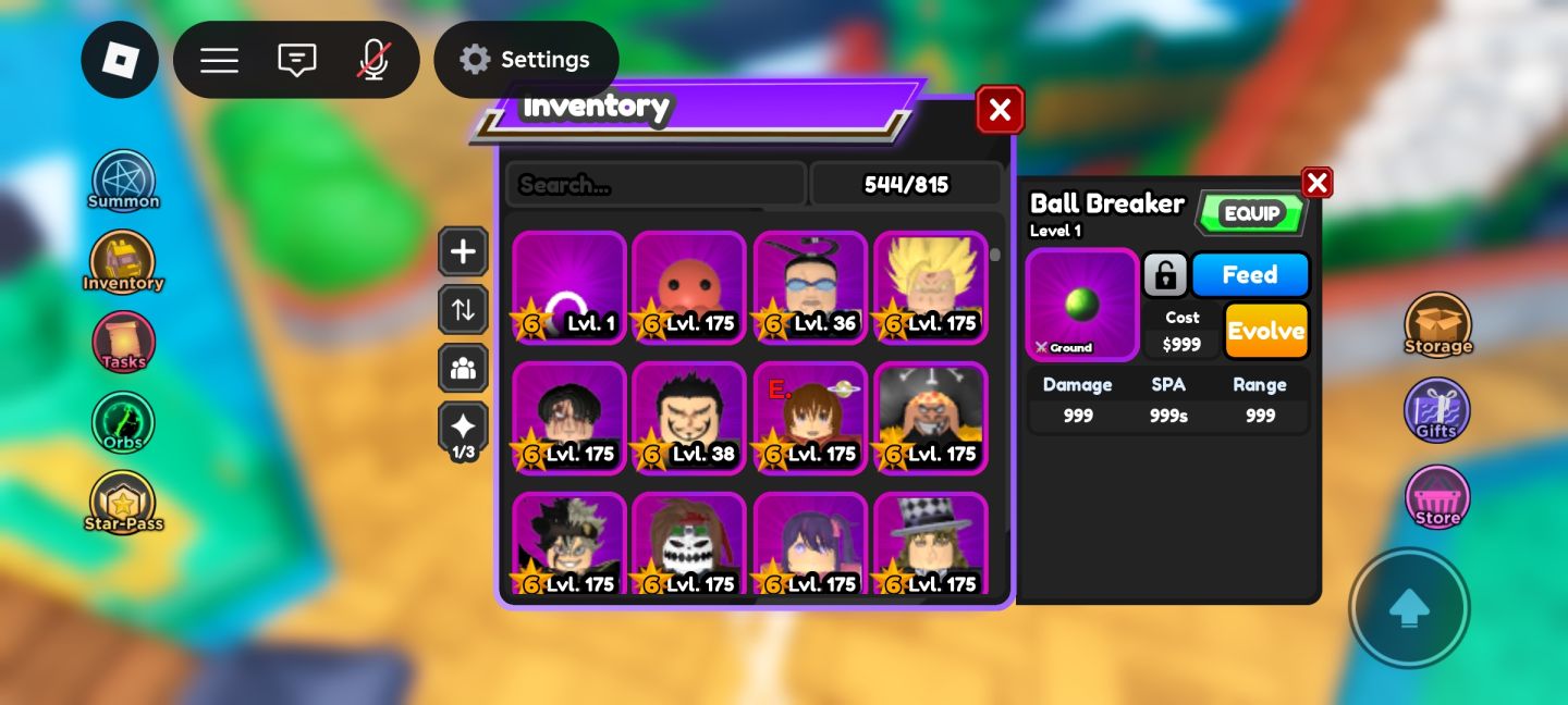 CONTA ASTD [OG] ROBLOX (COM 3X) (OVERLORD) (LVL 366) VARIOS 7 STAR MENOR PREÇO!!