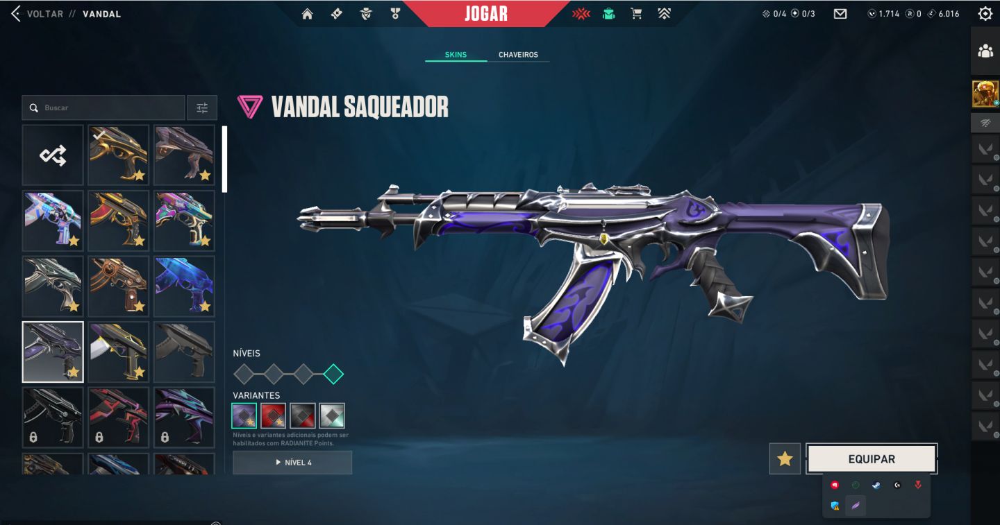 CONTA VALORANT FULL ACESSO MAIS DE 35 SKINS FULL ACESSO