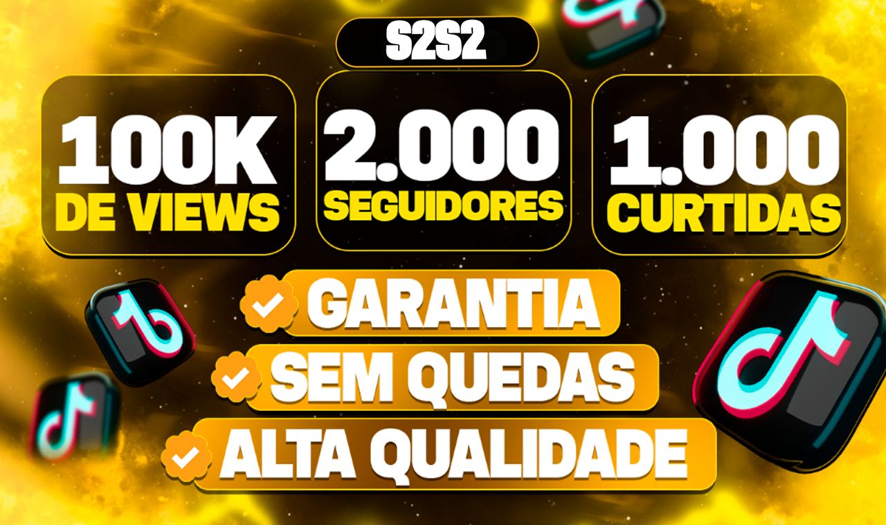 TIKTOK SEGUIDORES, BRASILEIROS / CURTIDAS / VISUALIZAÇÕES (ENVIO RÁPIDO)