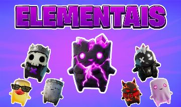 [NOVO GUMMY/DOCE] Elemental do Fortnite | Elementais do Ponto Zero, Amendoim e +