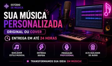 Crio sua Música Personalizada em até 24 Horas | Qualquer Estilo Musical