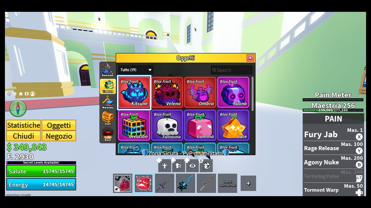 Conta de blox fruits com Magnet perm