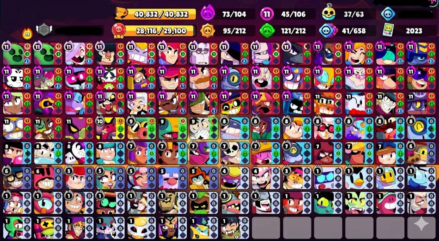 Conta brawl stars 41k Mortis ALL skin menos diabo 700+skins raras e 270 gemas