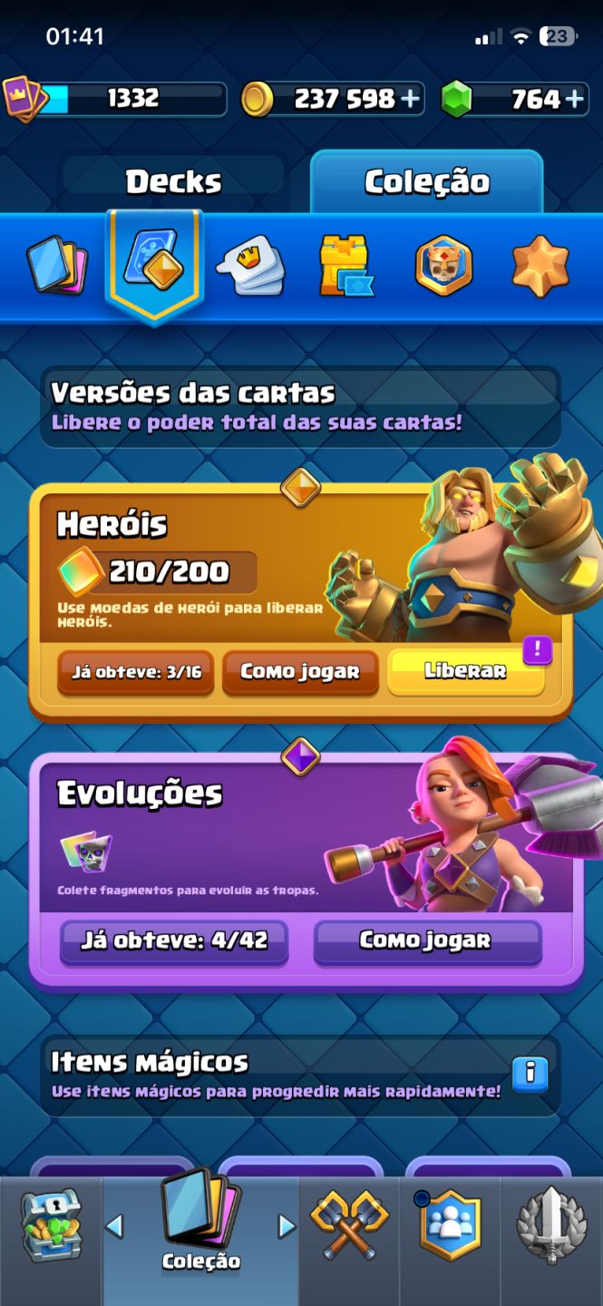 CONTA CLASH ROYALE | CARTAS NÍVEL 16/15 ABAIXO DO PREÇO