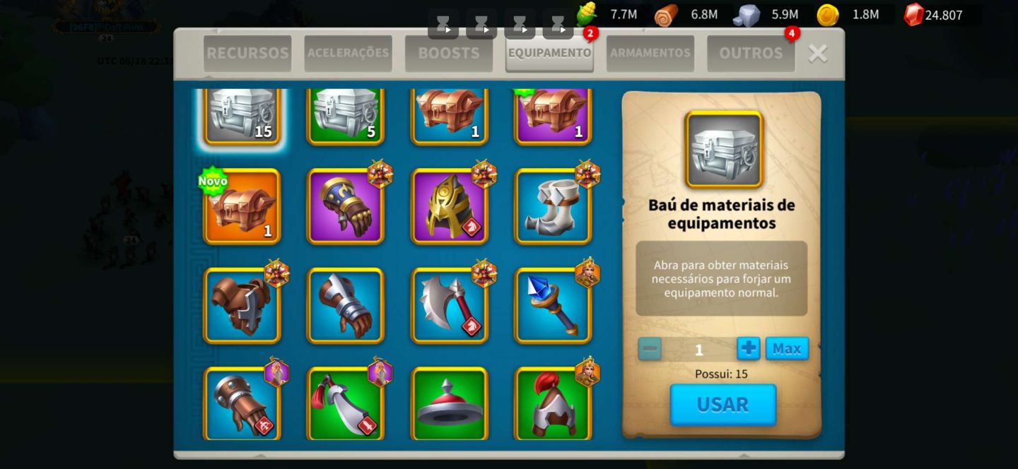RoK 11.4M | 24.8k GEMAS | 114 Esculturas L. | CH 24 | +480k T4 + Acelerações