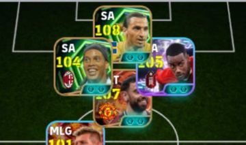 CONTA EFOOTBALL RARA! IBRAH 108 + ISAK + R10 BUGADO + B. FERNANDES BUGADO E++!