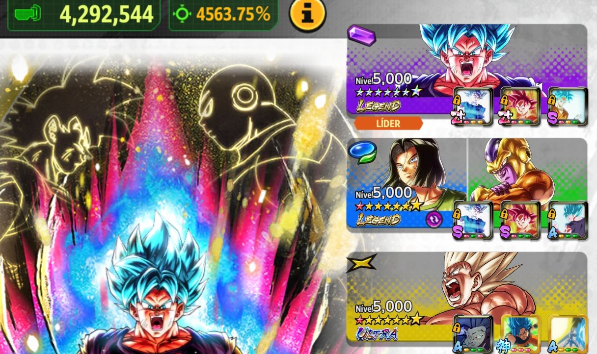 DRAGON BALL LEGENDS! NOVOS LR ESTRELADOS+GOKU SSJ ULTRA 8+12K CC+LFS ESTRELADOS!