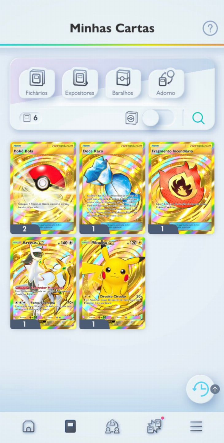 Conta TCG Pocket, +15k de cartas e diversas cartas meta (Ler a descrição)