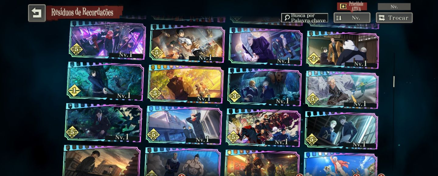 Conta Jujutsu Kaisen Phantom Parade End game