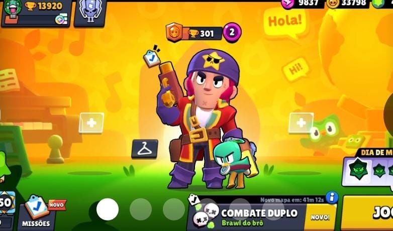 CONTA DE BRAWL RARA COM 14K DE TROFEUS , PASSES, SKINS ROBO E DE HIPER400 GEMAS