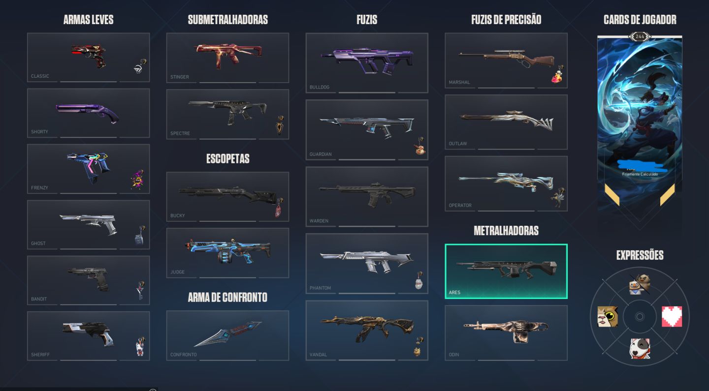 Conta Completa com Muitas Skins de Tudo e R$3k Gastos (valor negociavél)