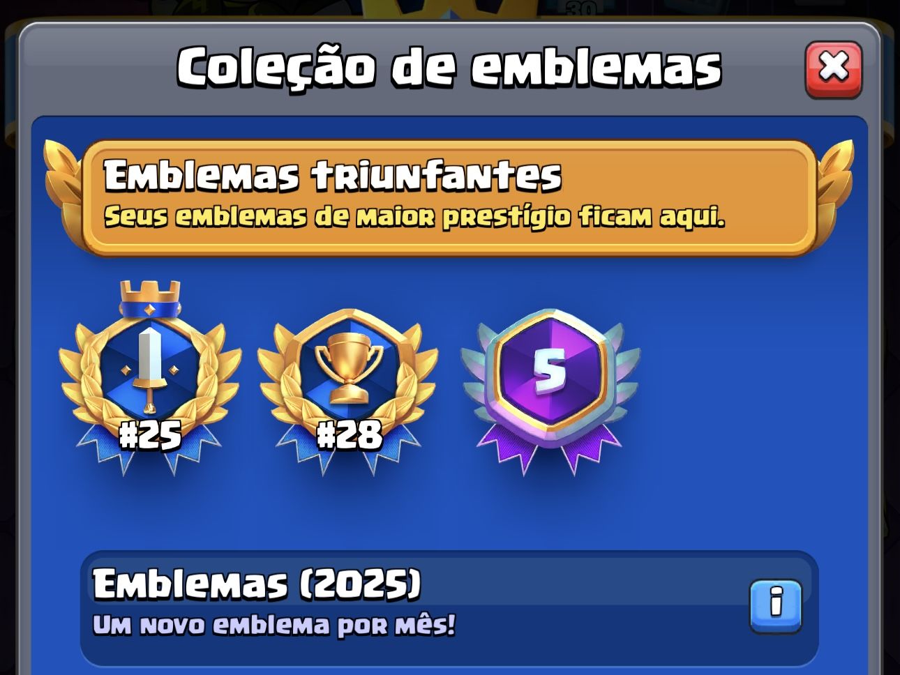 Eu sou jogador top global no clash royale e upo contas