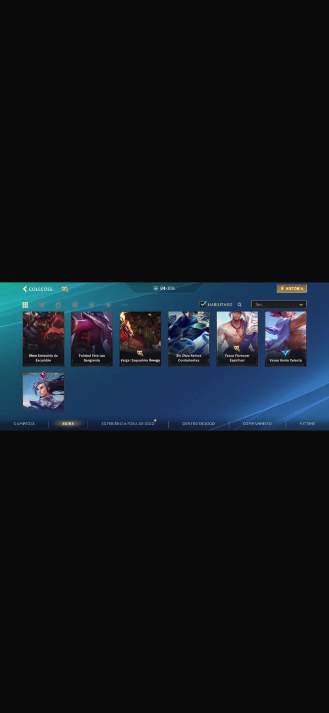 Conta Wild Rift Nível 157 com 84 Skins