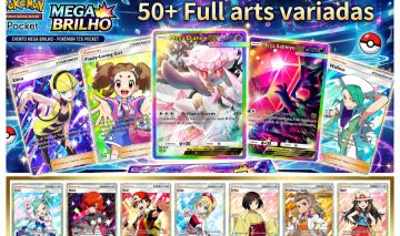 Novas cartas e 50 Full ART variadas - Pokémon Tcg Pocket
